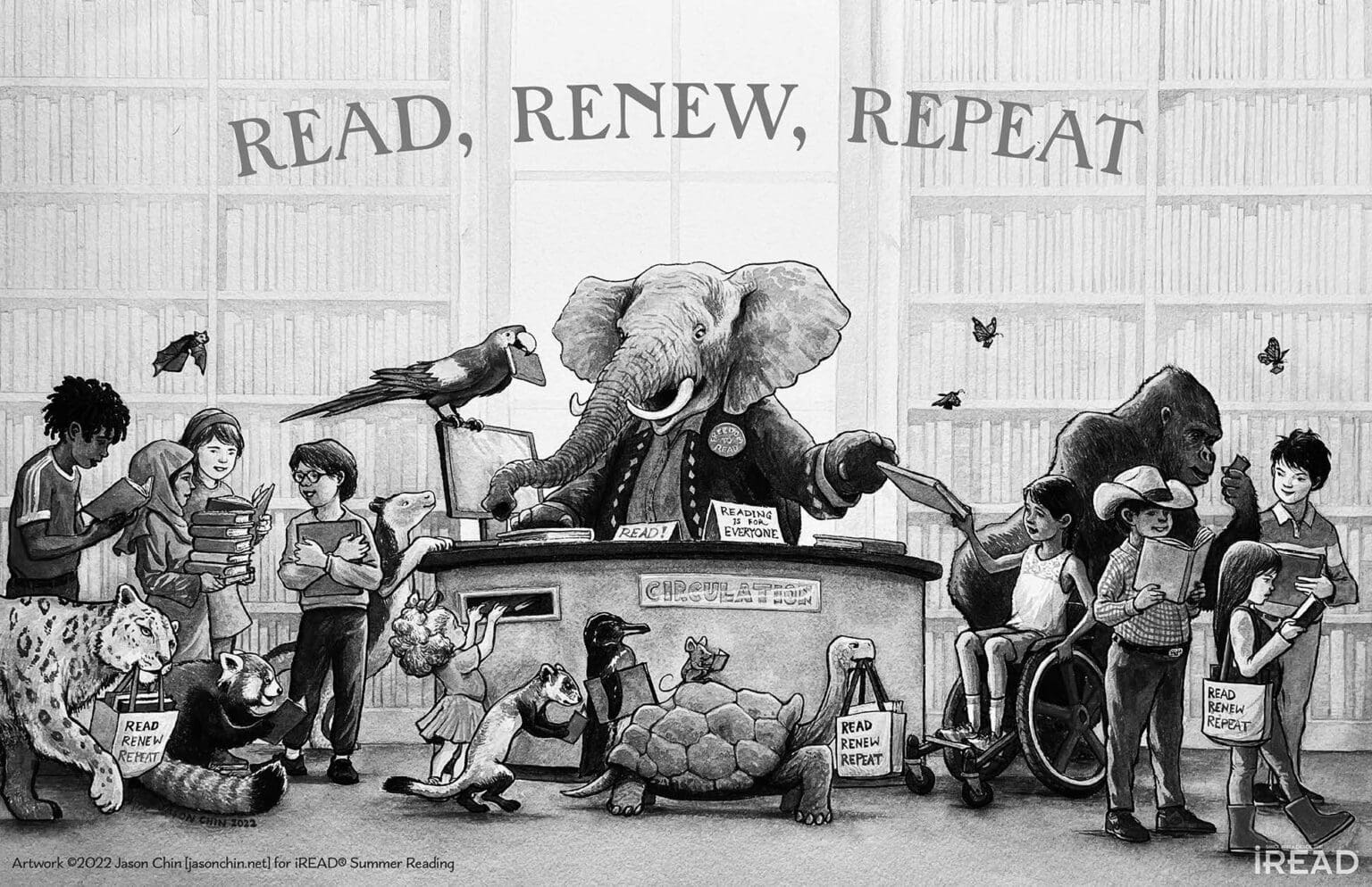 Summer Reading Program 2024 Read Renew Repeat Gigi Murial