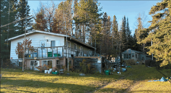 The home in Grand Marais where Larry Scully was allegedly murdered in 2023. (Photo by Joe Friedrichs)